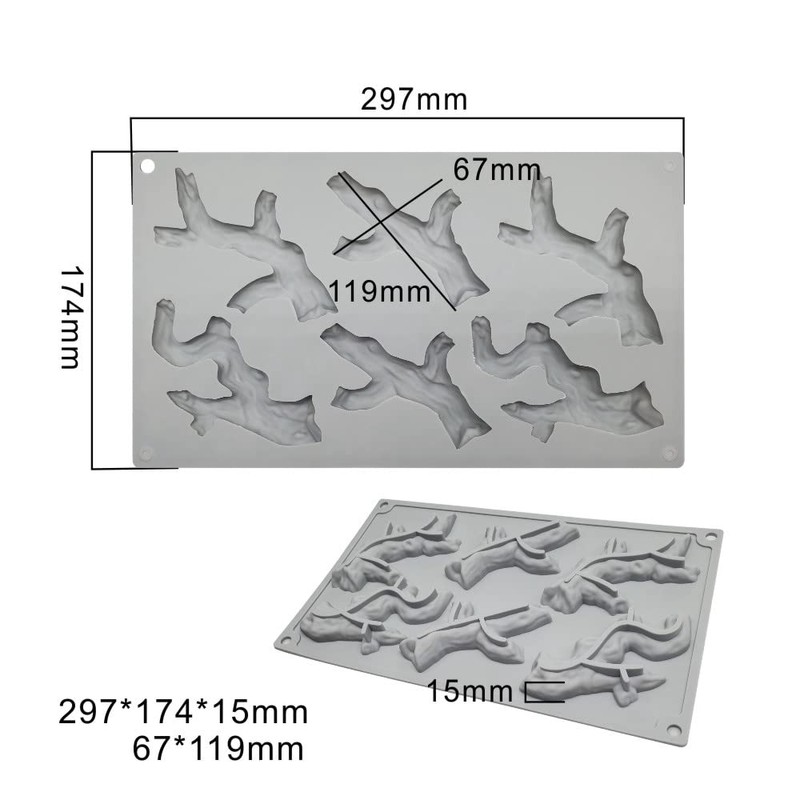 mostsom - Molde de silicona para fondant y pasta de