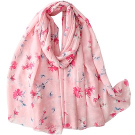 FAIRYGATE Pink Scarf for Women UK Casual Scarves Versatile Scarfs for Picnics Cozy Shawls Scarves 14254