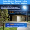Meewata Outdoor Solar Street Light, Motion Activated Dusk to Dawn