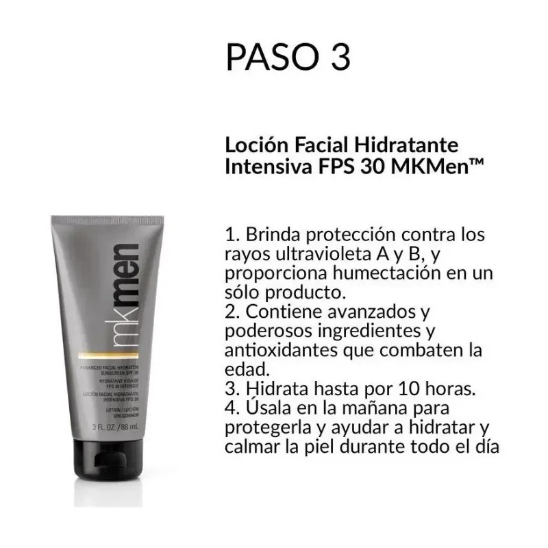 Loción Facial Hidratante Intensiva Fps30 Mkmen Mary Kay