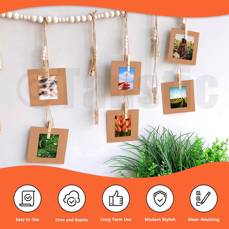 Tanstic Paper Picture Frames Paper Photo Frame Photo Hanging Display