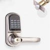 Electronic Auto Door Lock Smart Keyless Touch Password Entry Left