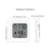 HATUSOKU Digital Thermometer and Hygrometer with Comfort Face Display, Hygrometer,