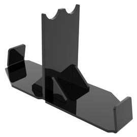 Cosmos Lightsaber Stand Desktop Double Lightsaber Display Holder Acrylic Lightsaber Hilt Stand Desktop Display Stand with Anti Slip Pad Compatible with Ahsoka Tano's Lightsabers, Dagger, Wand, Record