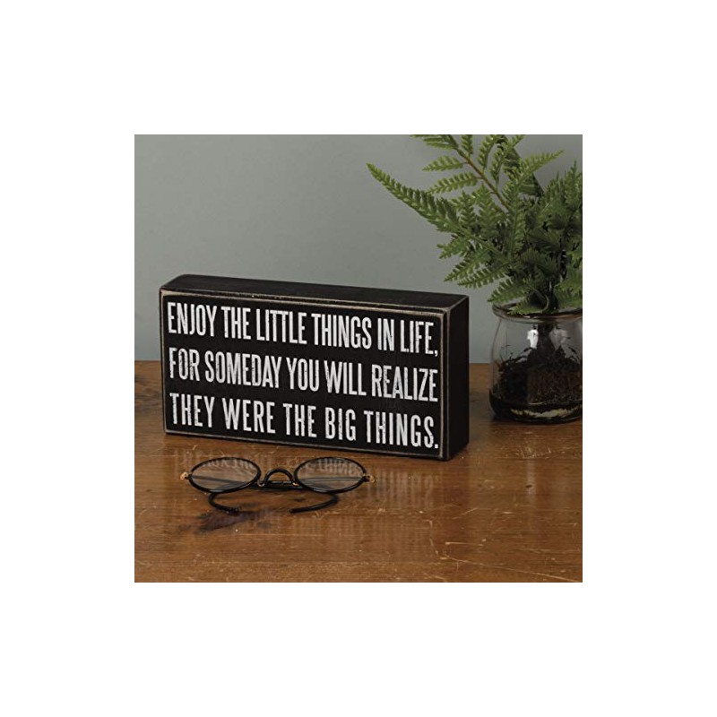 Primitives by Kathy 15861 Classic Box Sign, 8 x 4-Inches,
