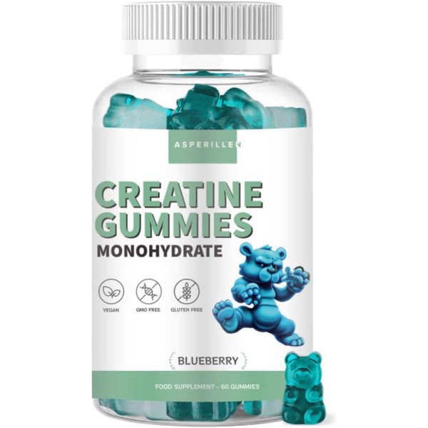 Creatine Monohydrate Gummy Bears - 2000 mg Creatine Monohydrate per