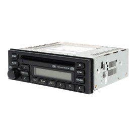 1 Factory Radio AM FM Receiver with Single-Disc CD Player Compatible with 2003-2005 Kia Rio 96160-FD110