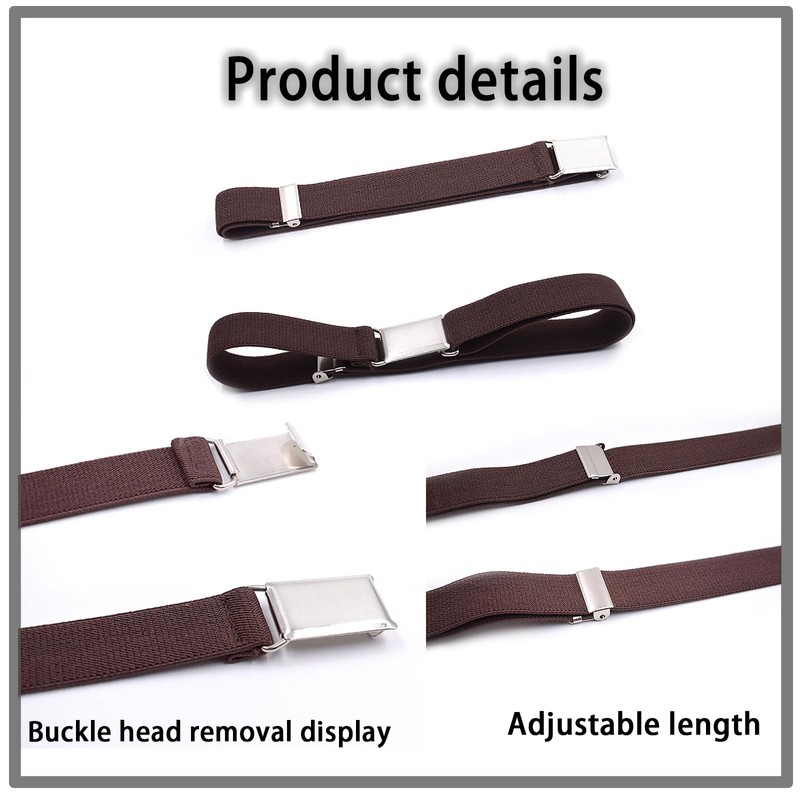 PLATEYTR 5pcs Kids Belt Stretchy Boys Belt, Elastic Stretch Belts