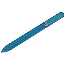 ブラジェク ガラス爪やすり 140mm 片面タイプ オールカラー ブルー B-03