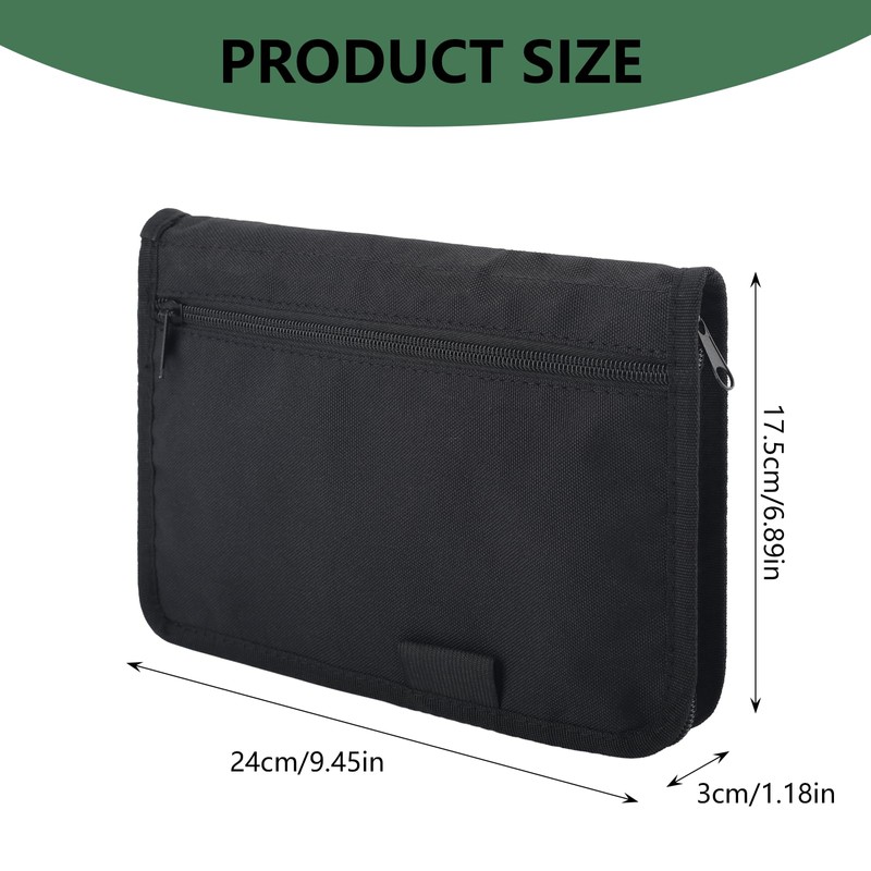 Car Registration & Insurance Holder, Glove Box Compartment Organizer Bag