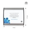 Curved Office Business Door Sign Holder | 4.00" W X