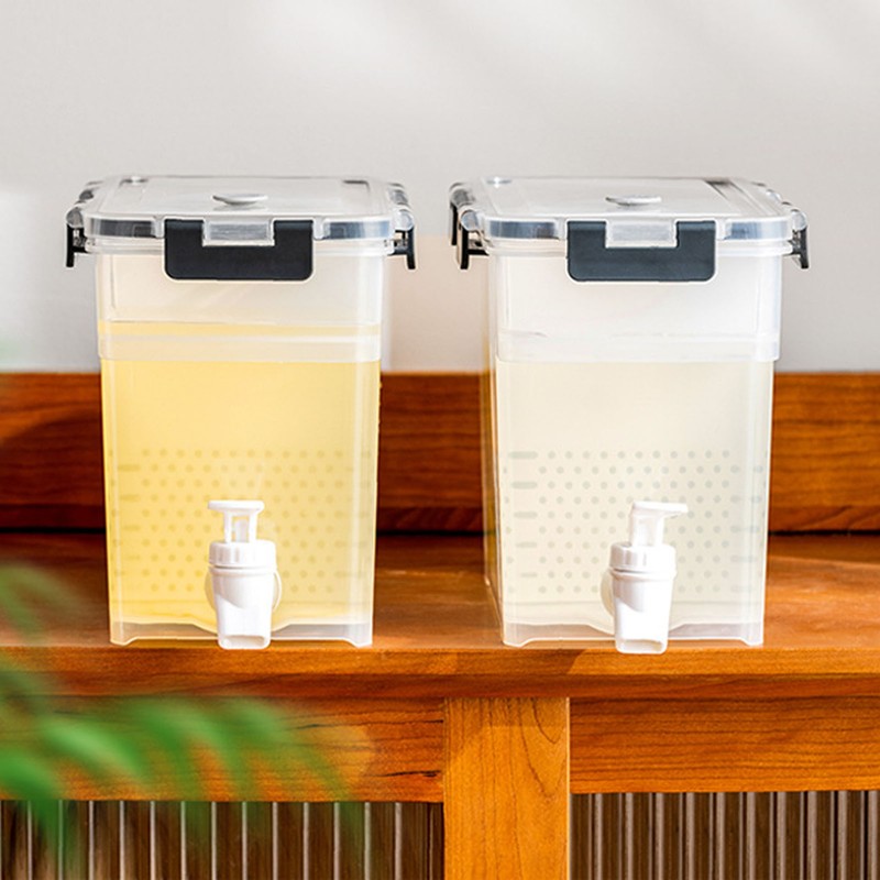 3.5L Drink Dispenser with Spigot Rubber Ring Safe Large Capacity