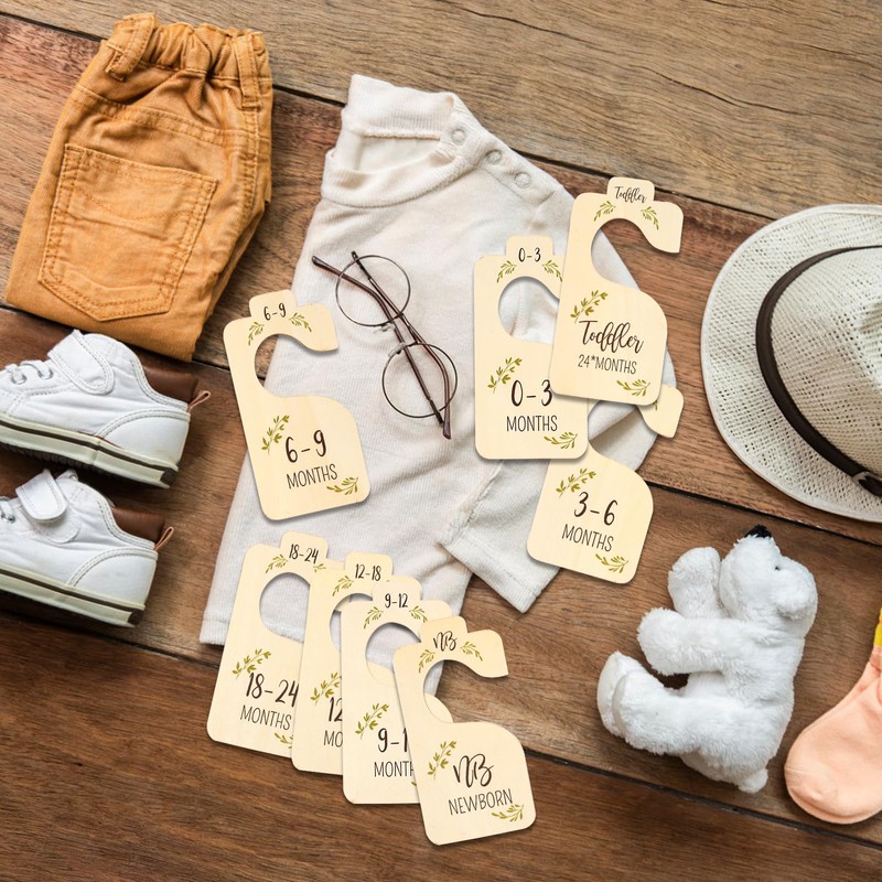 16Pcs Baby Closet Dividers Set Exquisite Hanging Baby Closet Separator