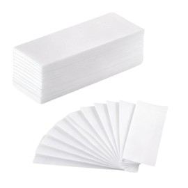 400 Pcs Professional Wax Strips, 4 x 10cm Non-Woven Hair Removal Strips for Face and Body, High Density Waxing Strips for Sugar Wax and Soft Wax, Small Size for Eyebrow, Bulk Pack