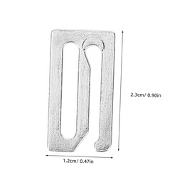 TOVINANNA 8pcs Barber Smock Clips Hair Cutting Cape Straps Strap Clips for Salon Cape Buckle Clasps for Hairdressers