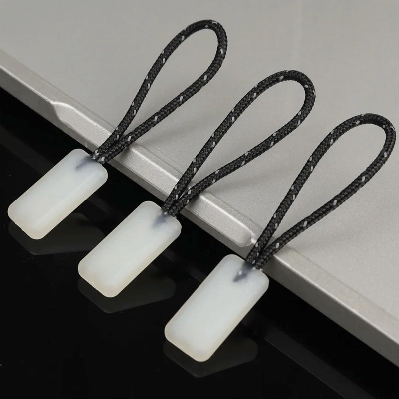 20 Pcs Self Luminous Zipper Pulls,Glow in The Dark Zipper