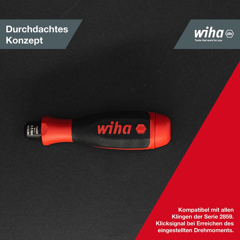 Wiha Fixed Torque Screwdriver EasyTorque (36235) I Fix Adjusted I