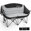 KingCamp Oversized Double Camping Chair, Heavy Duty 880lbs with Padded