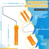 Therwen 5 Pcs 8 Inch Textured Paint Roller Bed Liner