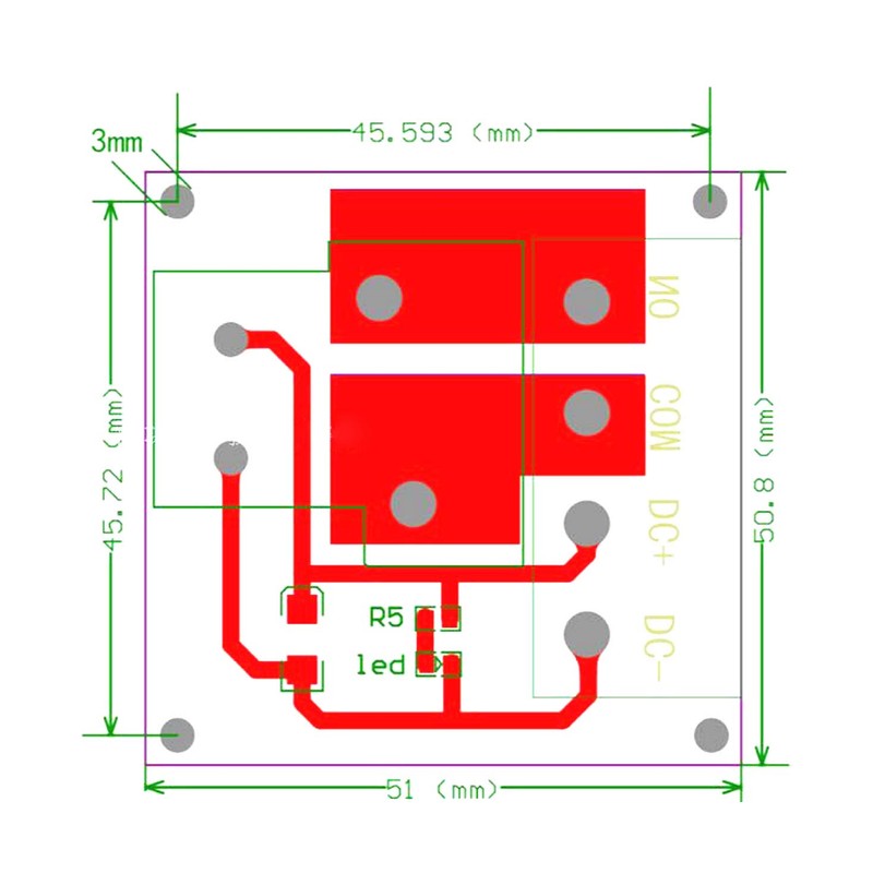 KNACRO 1-Channel 30A High Current 12V Contactor Relay Switch Power