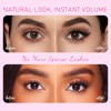 Arison Lashes Extensiones De Pestañas En Forma De W, Volumen