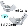 10pcs M10 Wing Nuts Wing Nuts Stainless Steel for Bolt