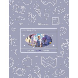 A Child’s Journey Through France – 40-Page Cultural Coloring Book for Ages 9–14