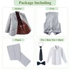 Boys Suit Size 12 Light Grey 6 Pieces Ring Bearer