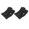2Pcs Baseball Training Catching Glove Black Soft Comfortable Mini Baseball