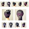 FXBLING Fashion Trend Easy Stretchable Double Combs Magic Hair Combs-