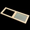 Worown A6 Size Paper Making Screen, Natural Wooden Papermaking Mould,
