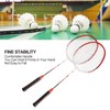 2PCS Professional Badminton Racket with Comfortable Handle Practice Badminton Racket