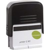 Q-Connect Voucher for Custom Self-Inking Stamp 35 x12 mm