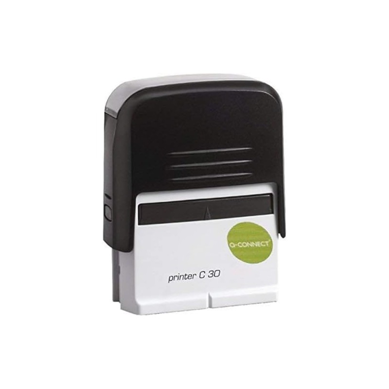 Q-Connect Voucher for Custom Self-Inking Stamp 35 x12 mm