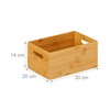 Relaxdays, Storage Box, Side Handles, For Moving and Transportation, 3
