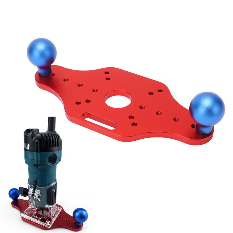 Trimming Machine Bottom Plate Woodworking Slotting Chamfering Milling Hole Punch