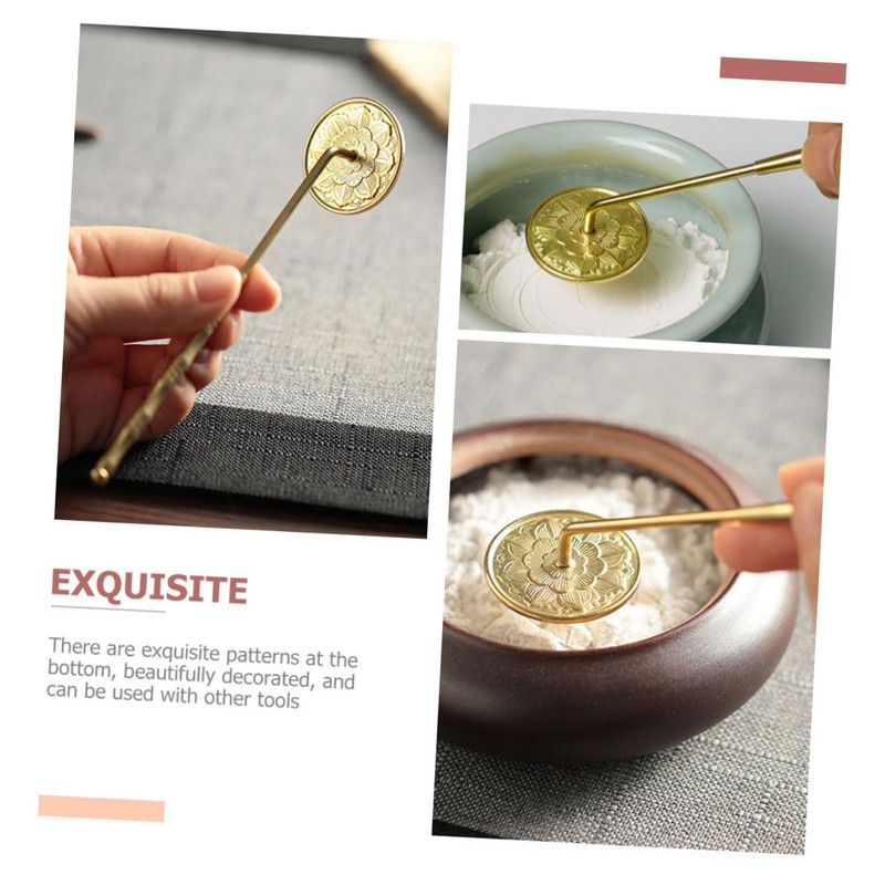 Mobestech Incense Powder Presser Mold Tool for Aromatherapy Long Handle