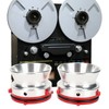 1 Pair NAB Hub Adapters Professional Polished Aluminum Reel to