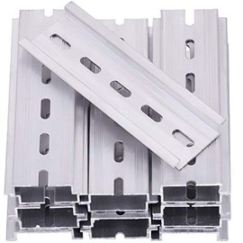 Keadic 15Pcs DIN Rail Slotted Aluminum, 4 Inches Long 35mm Wide 7.5mm High