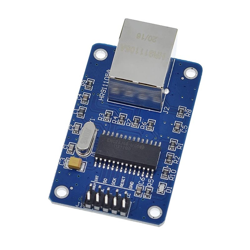 Hailege ENC28J60 ENC28J60-I/SO HR911105A Ethernet LAN Network Module SPI Interface