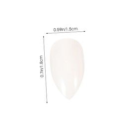 Healeved Nail Tips Set for Women 600pcs Fake Nails Manicure Stickers Non-toxic Easy Diy Nail Art for Parties Events