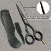 Razzedge 5" Professional Mustache & Beard Scissors With 1 Beard,