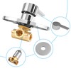 DOLGABA Shower Valve Handle Single Function Shower Mixer Valve Kit
