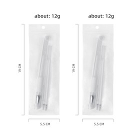 TEONEI Eyebrow microblading Marker Pen,Skin Marker Pen,Eyebrow Permanent Makeup Position Mapping Mark Tools (White)