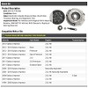 Clutch Kit - with Pressure Plate, Clutch Disc, Throwout Bearing,