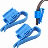 2Pcs Hose Holder Plastic Fish Water Pipe Clamp Adjustable Aquarium