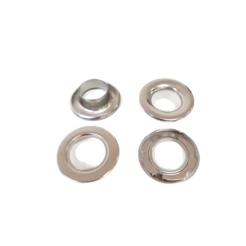 316 Stainless Steel Rolled Rim Grommet and Spur Washer Set