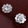 ccHuDE 20 Pcs 15mm Shiny Rhinestone Embellishments Craft Flatback Rhinestone