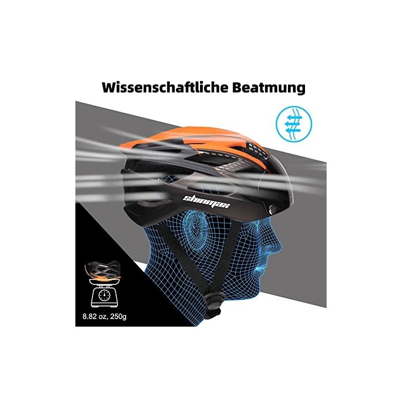 Shinmax Bike Helmet, CPSC/CPC Bike Helmet for Adult Men Women