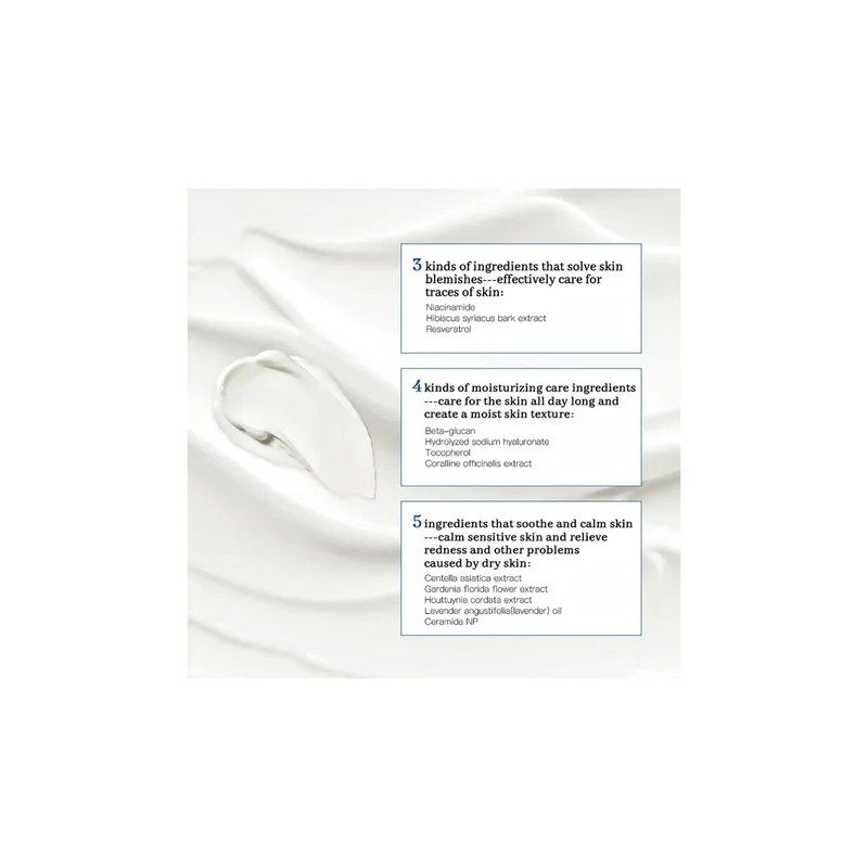 Ci 345 Relief Cream, Crema Hidratante Facial Coreana, 1